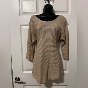 New York & Company Beige Knit Sweater